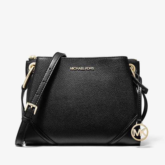 Michael Kors Handbags - Michael Kors Nicole Large Pebbled Leather Crossbody Bag